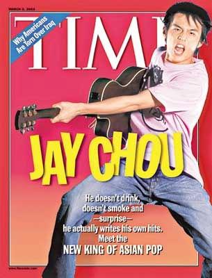 In 2003, Jay Chou was the cover story of Time magazine (Asia version)  