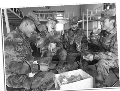 @秋迪俭革拉哨所边防战士：岁寒，您有一份温暖待签收