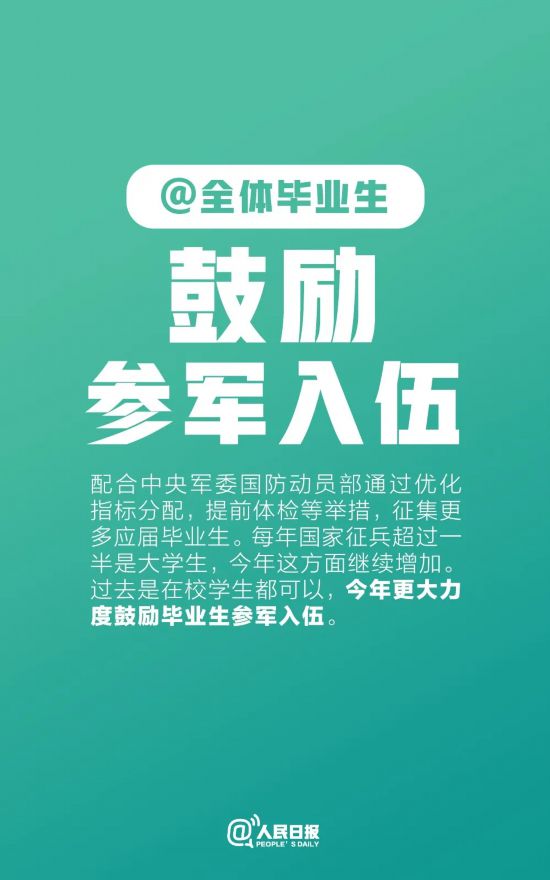 『政策』@全体毕业生！最新就业政策来了