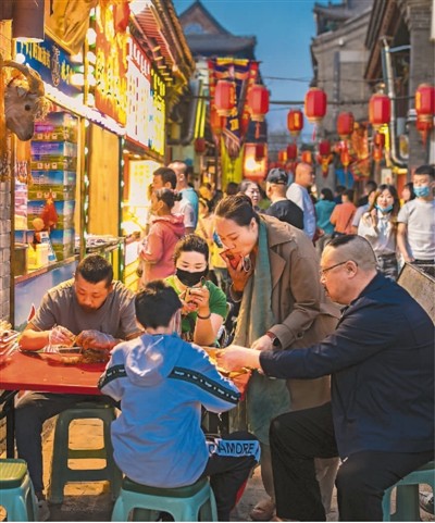 奥城“夜经济”人气旺起来