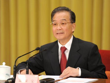 Chinese&nbsp;Premier&nbsp;Wen&nbsp;Jiabao&nbsp;addresses&nbsp;the&nbsp;science&nbsp;and&nbsp;technology&nbsp;community&nbsp;in&nbsp;Beijing,&nbsp;capital&nbsp;of&nbsp;China,&nbsp;Nov.&nbsp;3,&nbsp;2009.&nbsp;Wen&nbsp;Jiabao&nbsp;Tuesday&nbsp;underscored&nbsp;the&nbsp;role&nbsp;of&nbsp;science&nbsp;and&nbsp;technology&nbsp;in&nbsp;promoting&nbsp;the&nbsp;country's&nbsp;sustainable&nbsp;development&nbsp;and&nbsp;weathering&nbsp;the&nbsp;global&nbsp;downturn.&nbsp;(Xinhua/Ma&nbsp;Zhancheng)