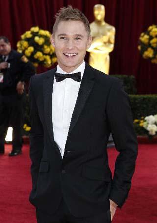 Brian Geraghty from "The Hurt Locker" arrives at the 82nd Academy Awards Sunday, March 7, 2010, in the Hollywood section of Los Angeles.(Xinhua/Reuters Photo)