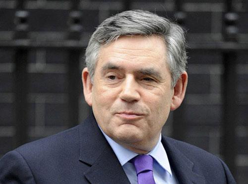 Gordon Brown. (Xinhua File Photo)