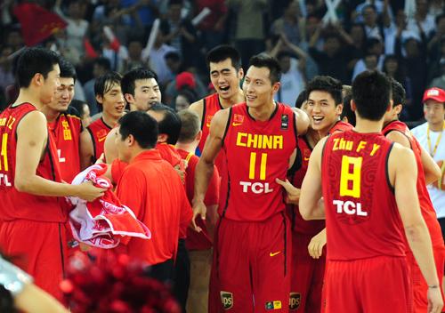 风云人物体坛最佳团队奖候选:中国男子篮球队