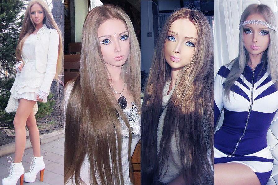 自己变成芭比娃娃