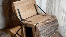 木质变形座椅
