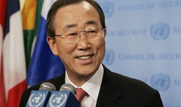 <strong><font color=#000000>UN chief congratulates new China on 60th anniversary</font></strong><br>