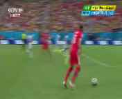 [世界杯]瑞士右边路传中 穆罕穆迪推射被没收