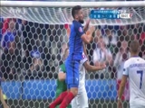 2016年07月04日 [欧洲杯]法国任意球给到门前 吉鲁抢点头球顶进
