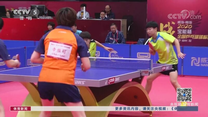 [乒乓球]全国乒乓球锦标赛女双八强产生_CCTV节目官网-CCTV-5_央视网(cctv.com)