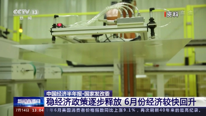 [新闻直播间]中国经济半年报·国家发改委 稳经济政策逐步释放 6月份经济较快回升_CCTV节目官网-CCTV-13_央视网(cctv.com)