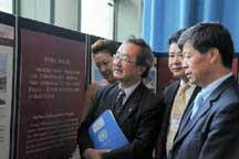 Photos of "China in Development 1911-2011" exhibited at UN headquarters