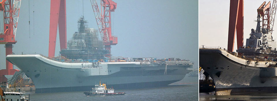 China is refiting aircraft carrier Varyag