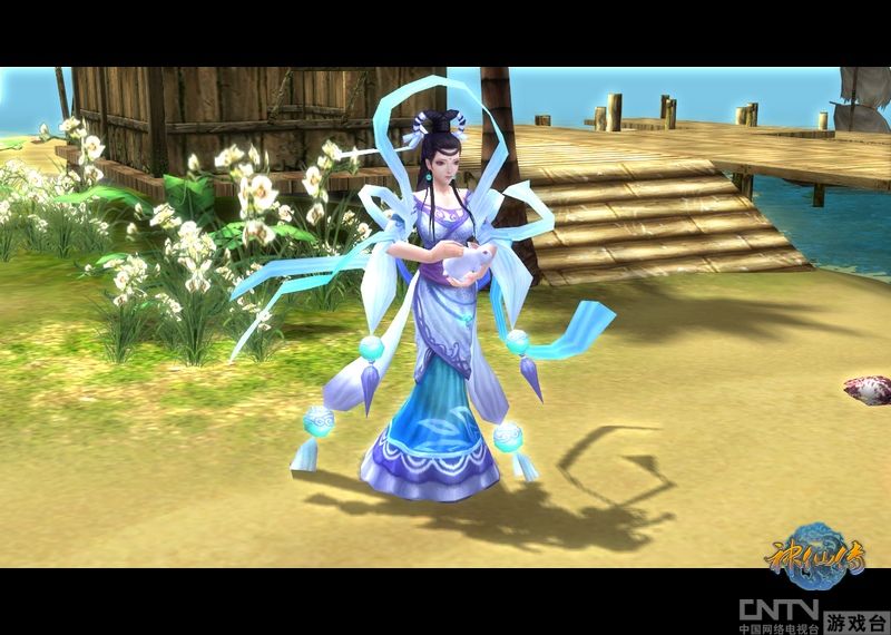 清凉盛夏《神仙传》<em>性感美女</em>沙滩秀_八卦周边