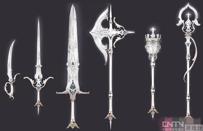 韩服《永恒之塔》2.7新版本武器原画公开_网络