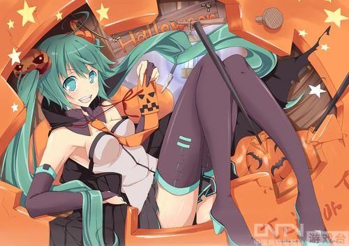 到处都是南瓜灯!<em>动漫萌妹子</em>陪你共度万圣节_单