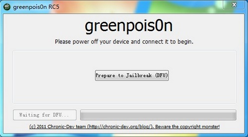使用绿毒RC5完美越狱iphone4.2.1固件教程_教