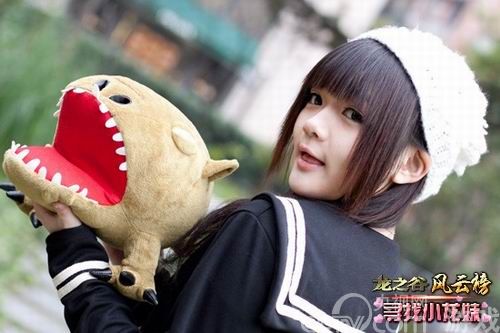 妹子多速来!《龙之谷》小龙妹素颜美照集锦_厂