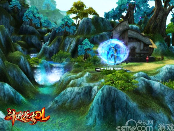 过去空战弱爆了 看《斗破苍穹OL》斗气化翼_