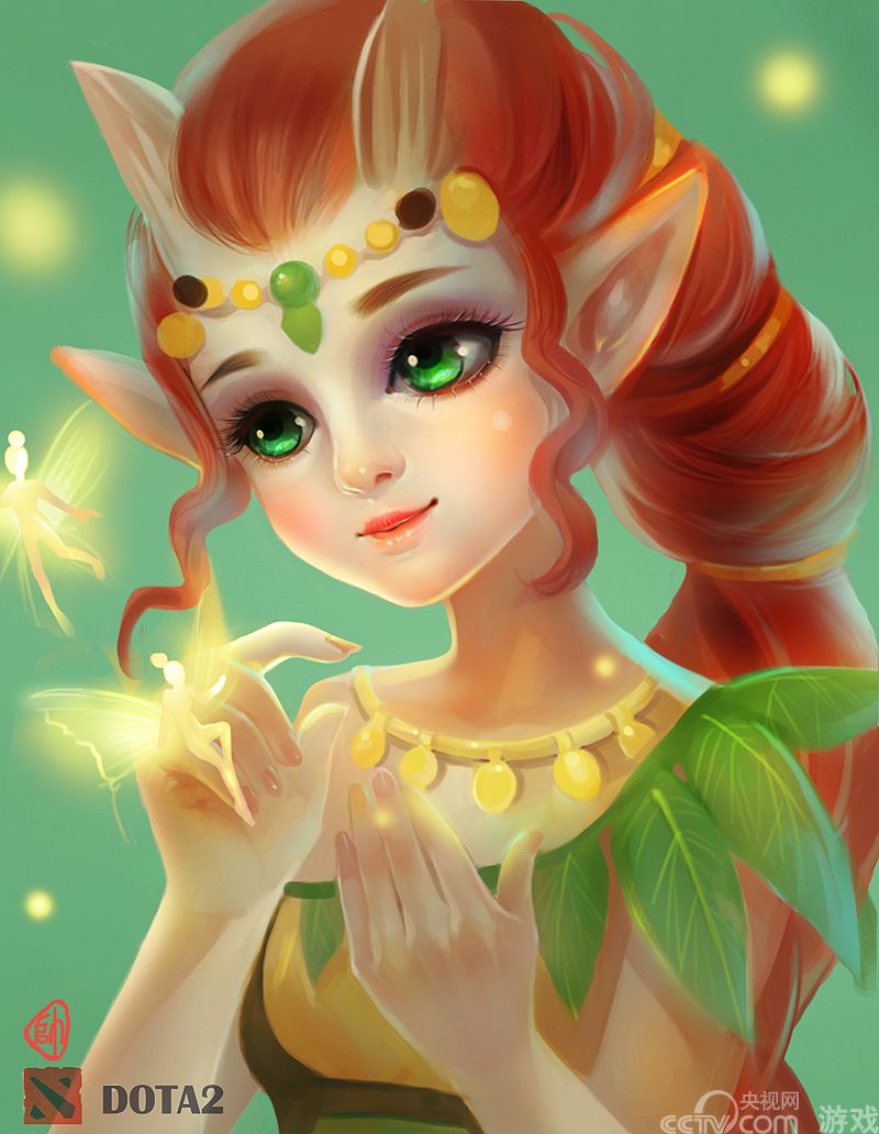 魅惑<em>魔女</em>怒踩熊德 DOTA2玩家小鹿涂鸦鉴赏_