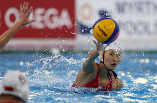 [高清组图]女子水球：攻防出色 中国大胜新西兰