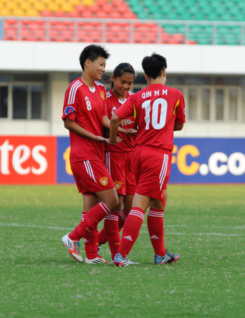 [高清组图]U16女足亚少赛 中国17-0大胜巴林