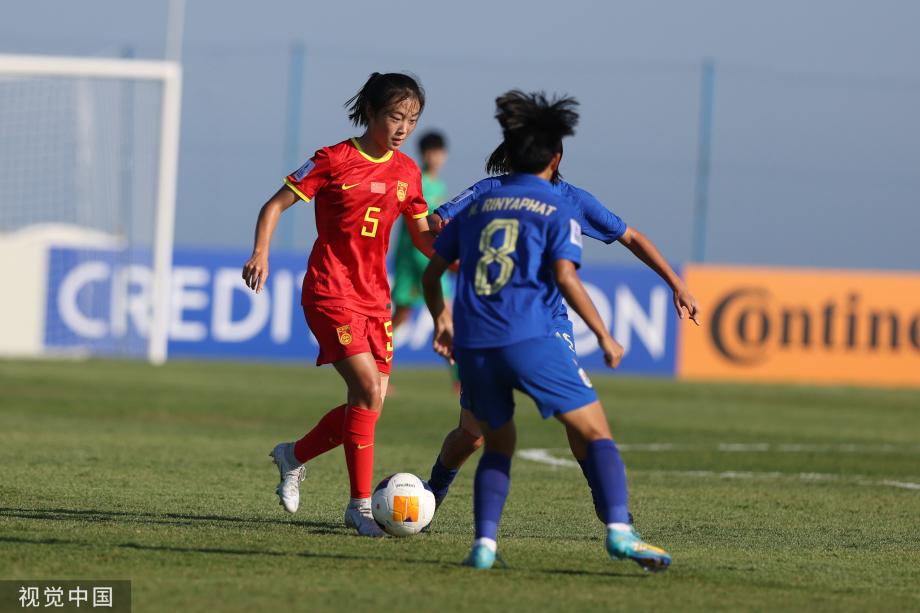 [图]三球完胜泰国 U17女足亚洲杯中国队两连胜