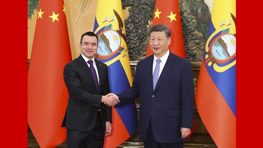 China, Ecuador sign cooperation plan on promoting Belt and Road Initiative