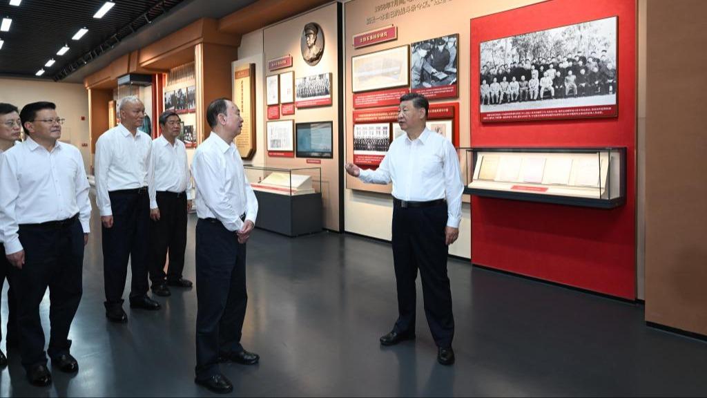 Xi inspects Meizhou in south China's Guangdong Province