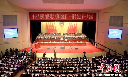 湖北省政协十一届一次会议武汉开幕