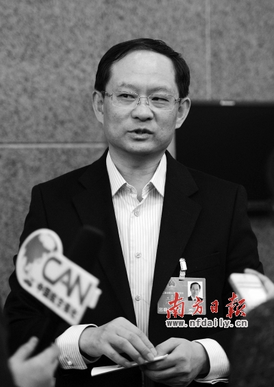 全国人大代表、人民银行广州分行行长王景武: