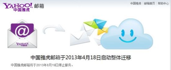 中国雅虎邮箱将于8月19日停止服务