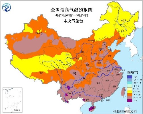 中东部地区五一小长假将迎来较大范围降水降温