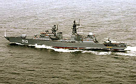 俄罗斯海军舰艇（图片来源：俄罗斯新闻网）