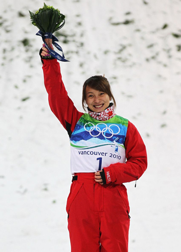 李妮娜在2010年冬奥会上的英姿