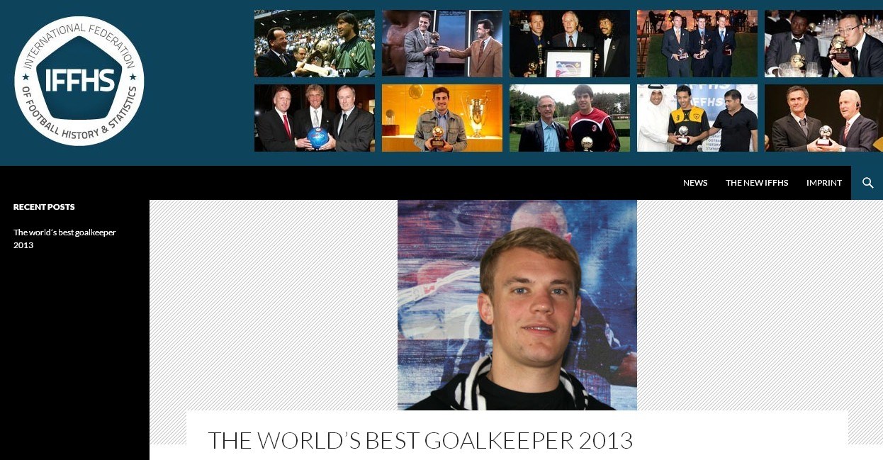IFFHS：诺伊尔当选2013年最佳门将