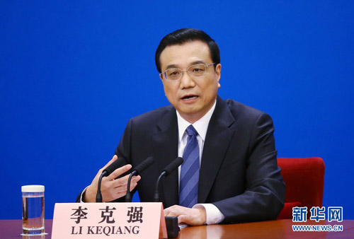 3月13日，国务院总理李克强在北京人民大会堂与中外记者见面，并回答记者提问。