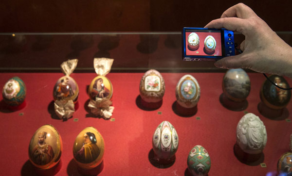 В Москве открылась выставка пасхальных яиц Фото ИТАР-ТАСС/ Джапаридзе Михаил 