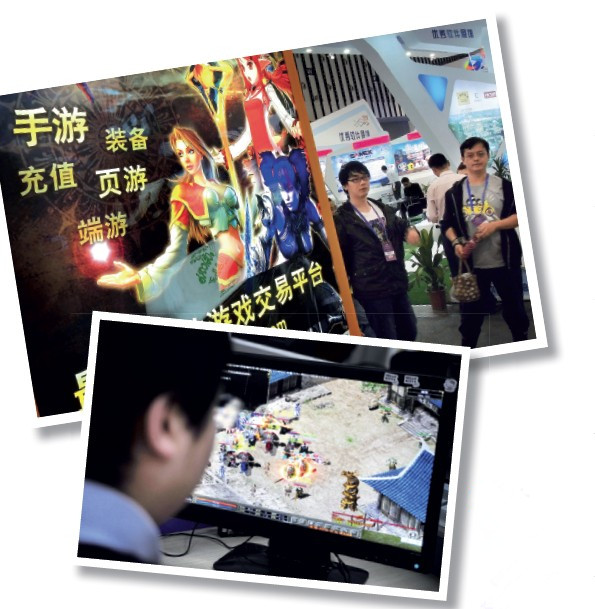 近年来,国内网络游戏产业发展迅速,2013年我国游戏市场实际销售收入达800多亿元。 网游到底“黄”不“黄”? 网游的“另类行规”有没有涉黄?很多人认为,虽然统称为网游,但对于网络客户端游戏和网页游戏要区别对待。 姚冶认为,国内主流的网络客户端游戏不过是在人物形象设定上稍微“出位”了一些,真正在打“色情擦边球”,靠成人内容吃饭的是一些网页游戏。 “游戏竞