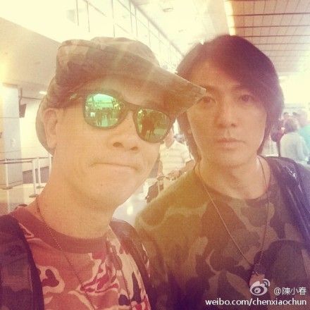 陈小春郑伊健<em>古惑仔</em>兄弟合影 <em>洪兴</em>社重聚_粤语