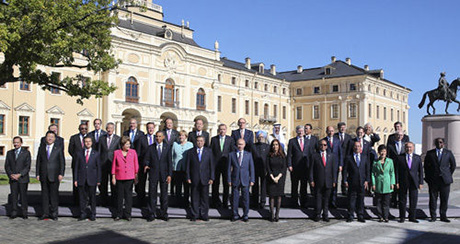 2013年9月6日，习近平在俄罗斯圣彼得堡出席二十国集团领导人第八次峰会。