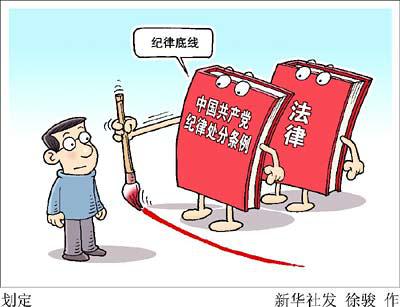 中国共产党廉洁自律准则和纪律处分条例四大看
