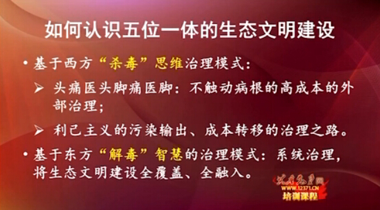 生态文明建设与中国发展新战略