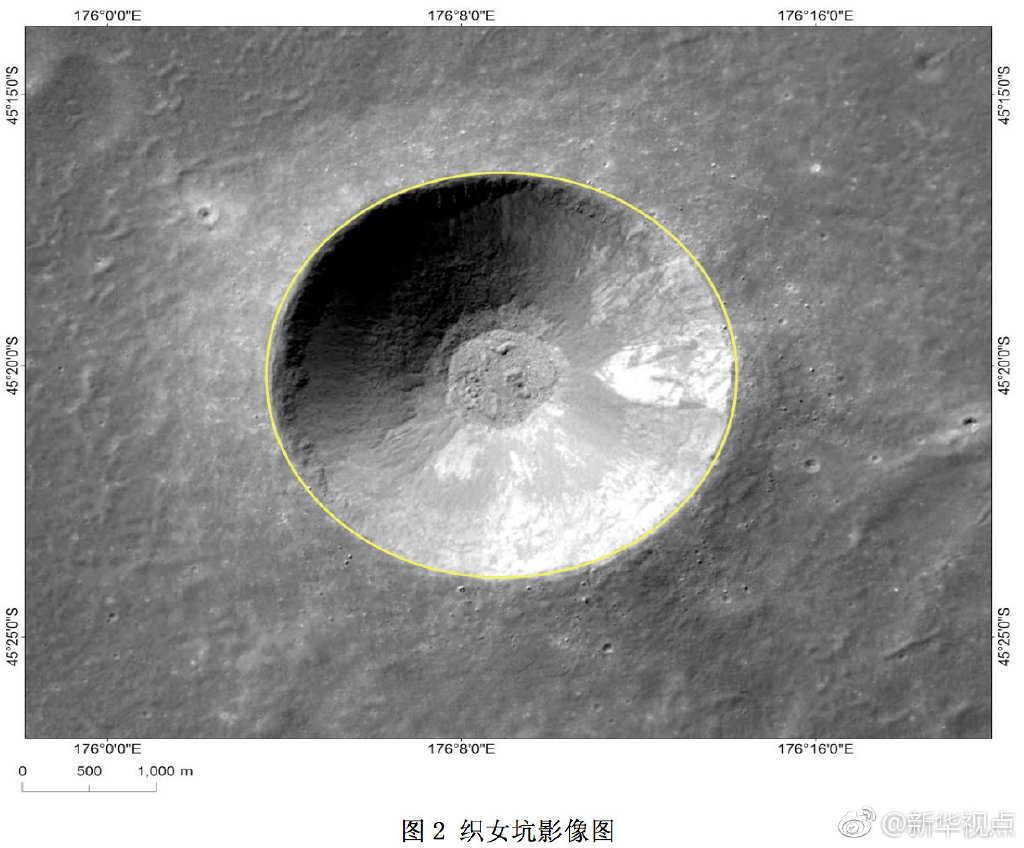 嫦娥四号落月的“天河基地”，被“织女”“河鼓”“天津”“泰山”包围