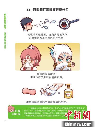 “预防新型冠状病毒”知识漫画面世 漫友文化供图