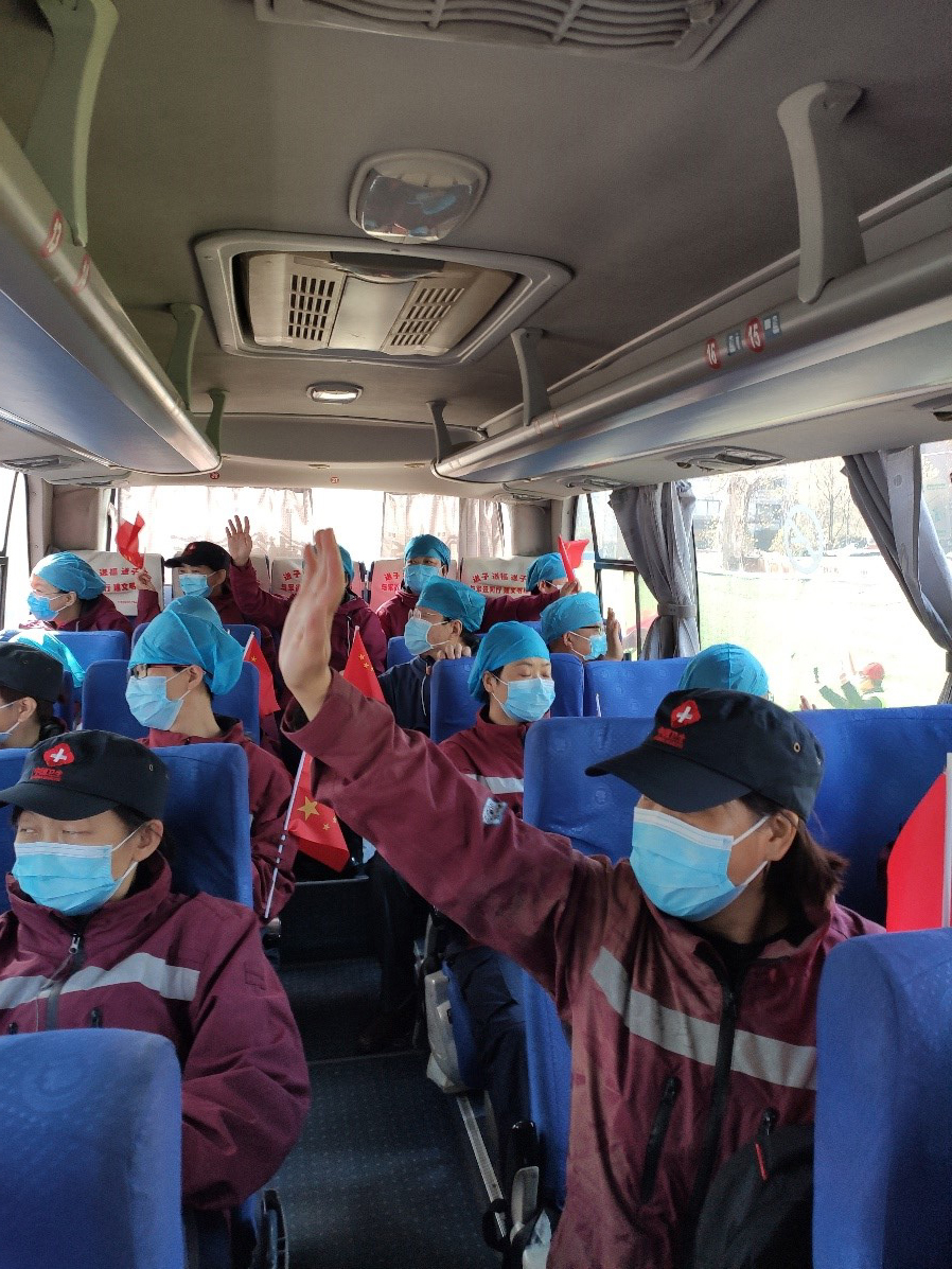 陕西省第一批援武汉医疗队圆满完成任务离开武汉