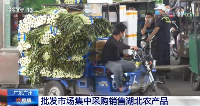 批发市场集中采购销售湖北农产品