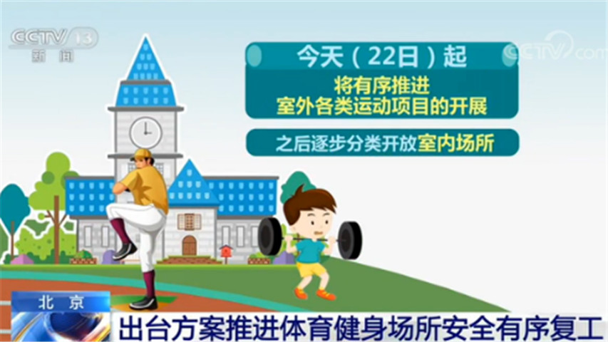 『体育健身』北京出台方案推进体育健身场所安全有序复工