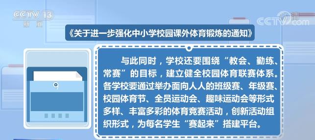 乐鱼网站“走出来、动起来、赛起来” 课外体育锻炼纳入学生体质健康管理(图3)