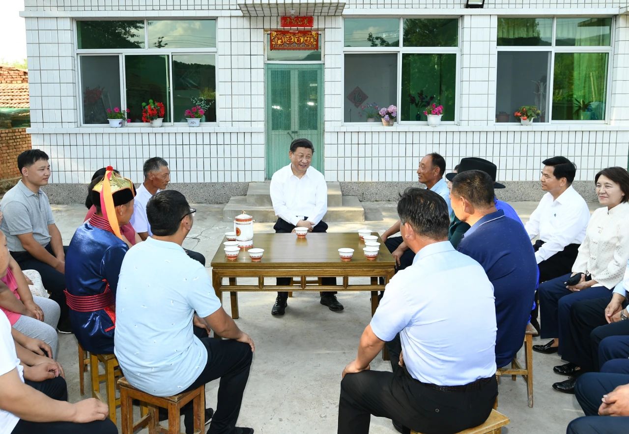 2019年7月15日,习近平总书记在内蒙古考察调研